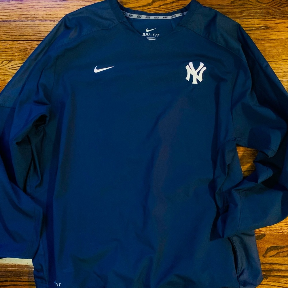 New York Yankees MLB Nike Dri-FIT Performance Pullover Shirt Jersey